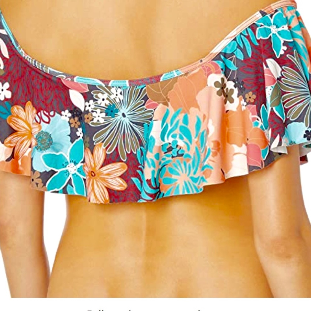Vince Camuto Off the Shoulder Bathing Suit Top - Picture 3 of 10
